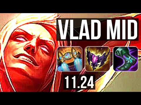 VLADIMIR vs AKALI (MID) | 71% winrate, Legendary, Rank 10 Vlad | BR Grandmaster | 11.24