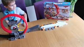 Testing Disney Cars XRS Rocket Racing Super Loop Playset