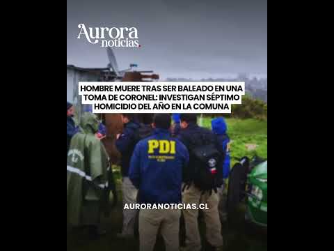 🚨 Nuevo homicidio en Coronel: hombre murió tras ser baleado en una toma