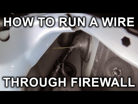 Volvo XC40 (2019-2025): How To Run Wires From Engine Compartment Into The Cabin Through Firewall?