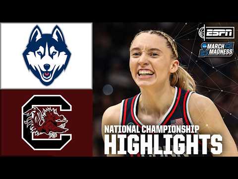 National Championship: UConn vs. South Carolina | Women's NCAA Tournament | Full Game Highlights