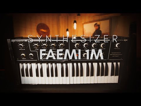 Faemi-1M rarest soviet analog polyphonic synthesizer * polivoks plant * with cover image 18