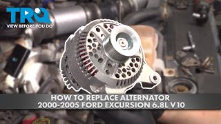 How to Replace Alternator 2000-2005 Ford Excursion 6.8L V10