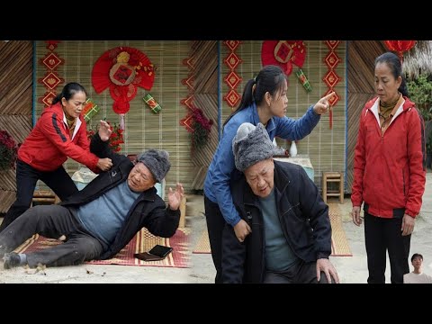 Hung’s mother pushed him down — not knowing he was Hoai Ca’s father #lyhoaica