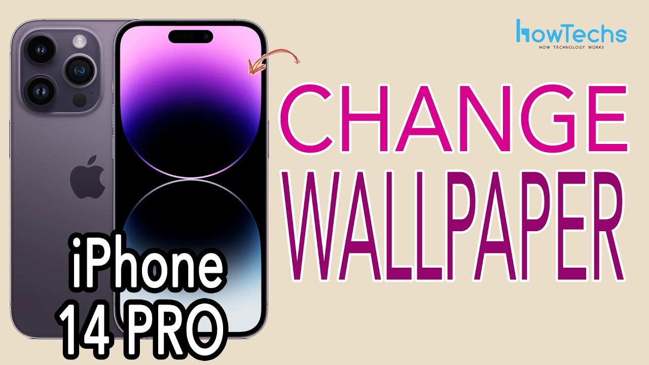 iPhone 14 Pro - How to Change Wallpaper | Howtechs #iphone14pro #iphone14wallpaper