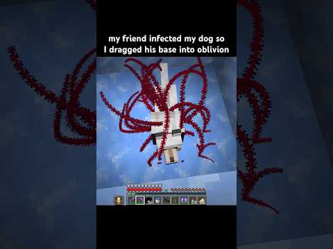 He infected my Dog so I got revenge in Minecraft #minecraft