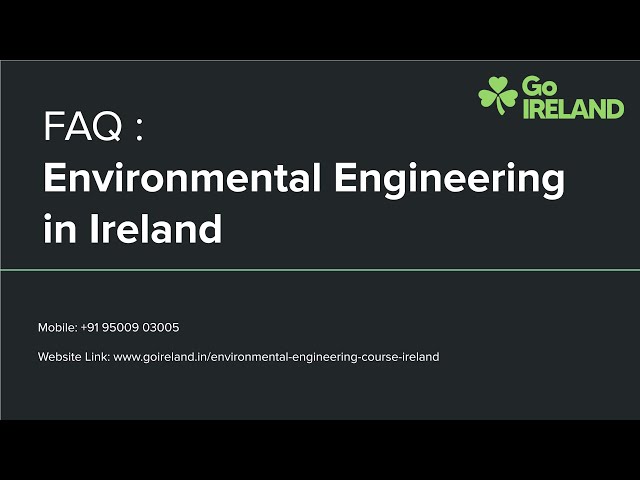 Environmental Engineering in Ireland