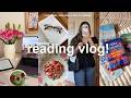 Cozy SPRING Reading Vlog Solo Dates Cafes Self Care Lots Of Reading