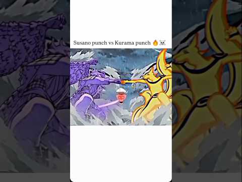 [Naruto&Kurama vs Sasuke& susano 🔥☠️] #narutoshippuden #sasuke #susano #kurama #hashirama #animeedit