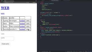WEB3 - PHP & MySQL : 20.새로운 테이블 - 삭제