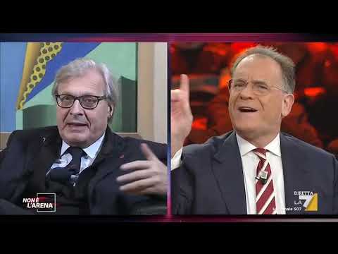 Il duello tra Sgarbi e Cecchi Paone: "Il pubblico ti considera lo scemo del villaggio"