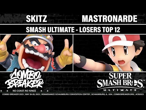 COMBO BREAKER 2023 LOSERS TOP 12 - Skitz (Wario) vs Mastronarde (PT) - Smash Ultimate