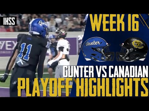 Gunter vs Canadian - 2023 Week 16 Football Highlights