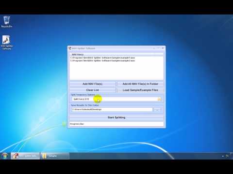 WAV Splitter Software