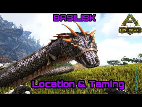 BASILISK Location & Taming || ARK: Lost Island [DLC]