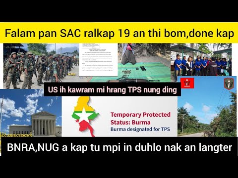 Jan 24 Zan: Falam lam pan tu SAC ralkap bomb le drone thawn an do ralkap19 thi, US ih um kawlram mi