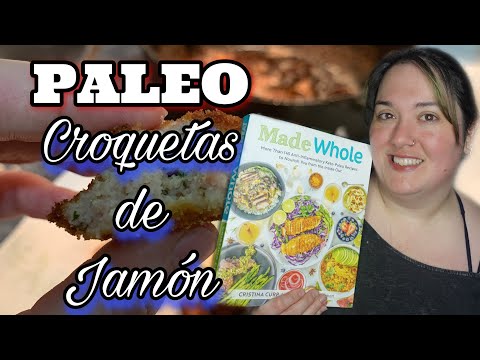 PALEO Ham Croquettes | Gluten & Dairy Free Recipe for Traditional Cuban Food | COOKBOOK COLLAB