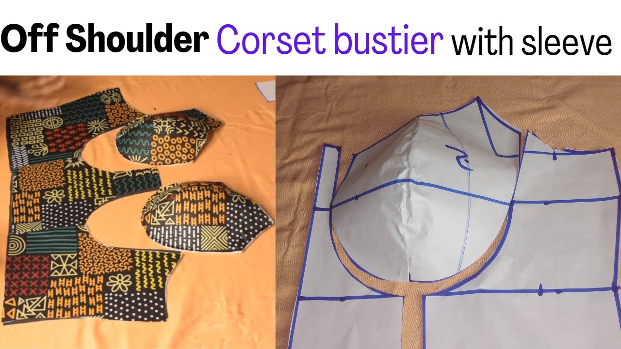 Watch video How to PROPERLY Draft an off shoulder Corset Bustier step by step DETAILED Now How to PROPERLY Draft an off shoulder Corset Bustier step by step DETAILED