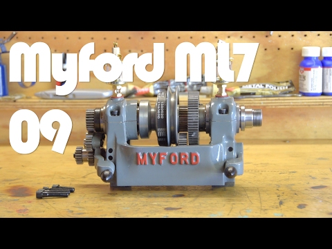 Myford Lathe Restoration - Part 9 Painting Raised Lettering & Headstock Assembly