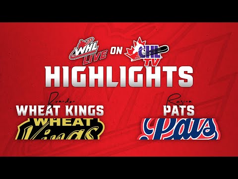 Brandon Wheat Kings at Regina Pats 11/08 | WHL Highlights 2024-25