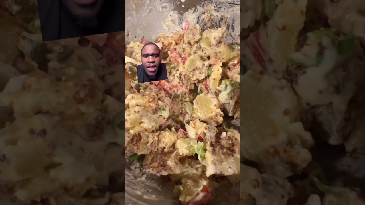 I made the first raisin potato salad