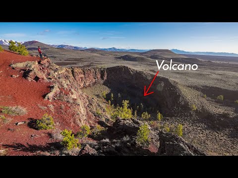 Camping in a VOLCANO 🌋 Craters of the Moon