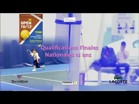 34e Open des 10-12 :  phase finale des qualifications 12 ans