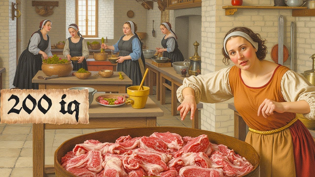 Como as cozinhas medievais conservavam os alimentos sem refrigeração