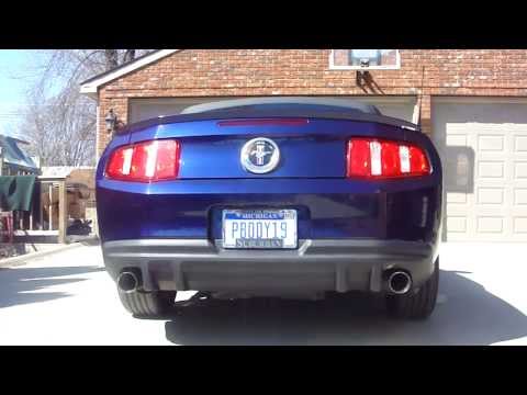 2010 Mustang v6 Ford Racing dual exhaust