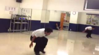 りょーたの前に回るやつからのバク転