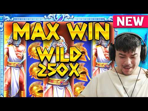We GOT MAX WIN on The *NEW* Zeus Vs Hades God of War 250!!