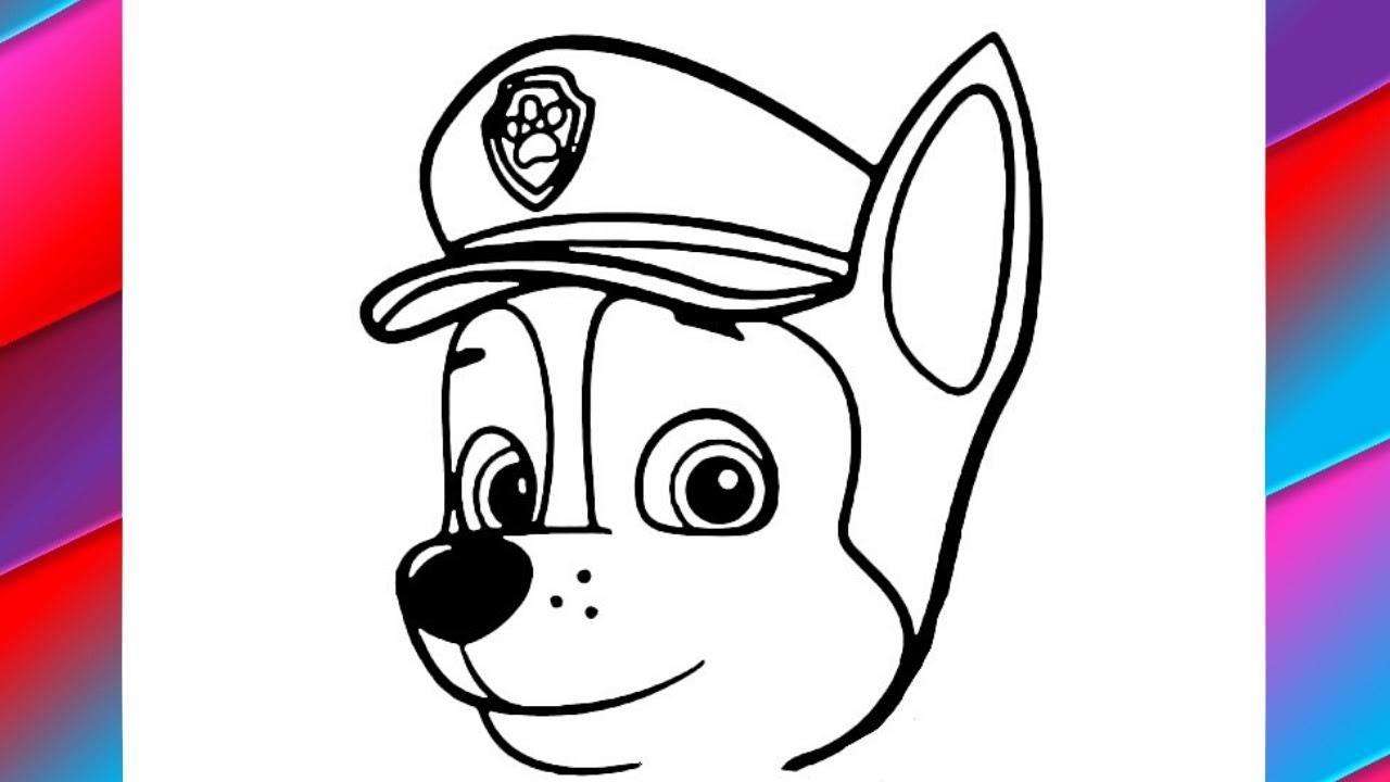 COMO DESENHAR O CHASE DA PATRULHA CANINA PASSO A PASSO ✏SIMPLES E FÁCIL!!