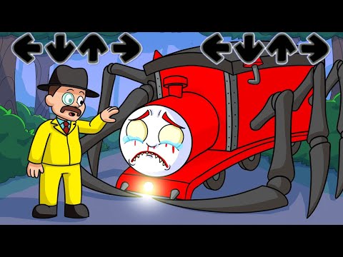 FNF Choo-Choo Charles is NOT A MONSTER! in Friday Night Funkin' be like