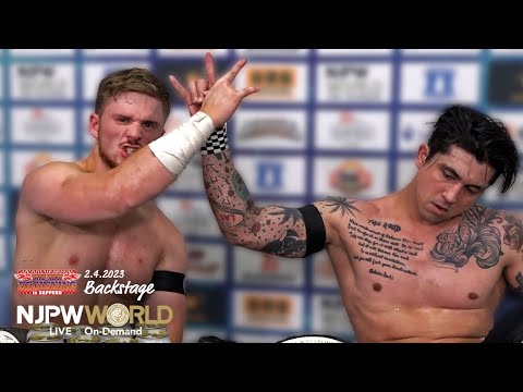 #njnbg 6th Match Backstage 2/4/23 (with Subtitles)｜THE NEW BEGINNING in SAPPORO 第6試合 Backstage