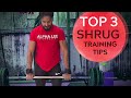 3 training tips to target the shrug / traps - learn in sinhala - gym and fitness