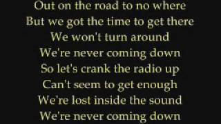 Faber Drive - Never Coming Down Lyrics