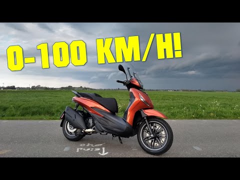 2021 PIAGGIO BEVERLY 400 0-100 KMH 0-60 MPH