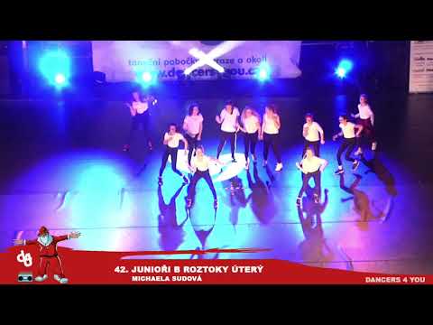 42. JUNIOŘI ROZTOKY ÚTERÝ  VÁNOČNÍ SHOW DANCERS 4 YOU 2018