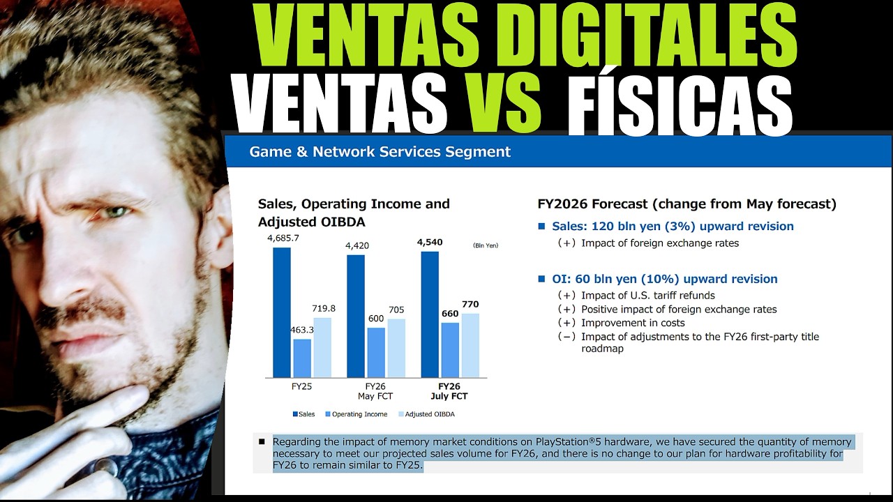 SONY PLAYSTATION RESPONDE : EL 82 % DE VENTAS SON DIGITALES SOBRE FORMATO FÍSICO ¿VERDAD MAQUILLADA?