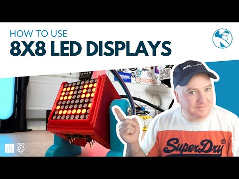 YouTube Thumbnail for How to use 8x8 LED Displays with MicroPython