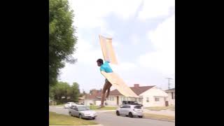 Download lagu I built a flying suit out of cardboard. mp3