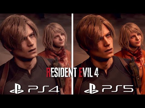 Resident Evil 4 Remake PS4 vs PS5 Graphics Comparison