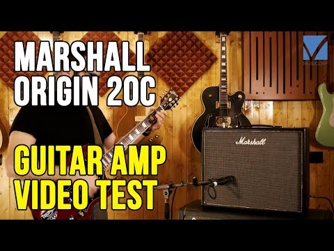 Marshall Origin 20C Combo Guitar Amplifier Video Test