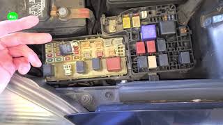 2002 Lexus ES300 Horn Fuse & Relay