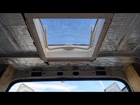 My Window Faces the Stars - Fitting a Roof Window in a Campervan (Dometic Mini Heki) //005