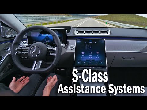 2021 Mercedes S-Class - safety & driving assistance systems, autonomous driving test