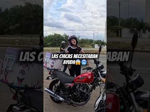 Las chicas necesitaban ayuda… pero terminó pasando esto 😱🥵🔥#motovlog #didi #ayuda #motos #bike