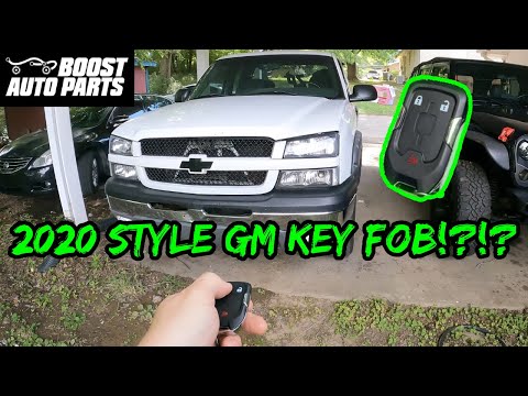 *NEW* 2020 style GM key fob Upgrade for my 03 Silverado?!? Boost Auto Parts!!!