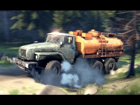 SPINTIRES 2014 - Coast Map - Ural Fuel Cistern Removing the Fouth Cloacking