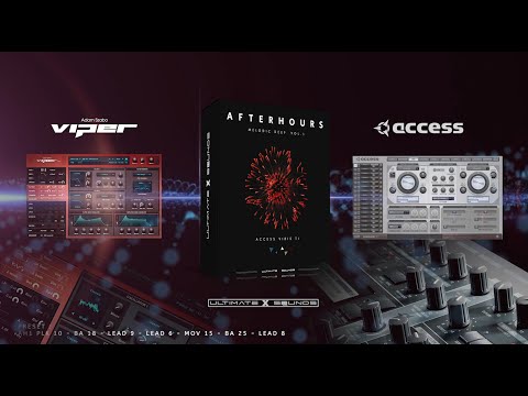 AFTERHOURS : Melodic Deep Vol.1 for Access Virus Ti & VIPER 1.1.0 | Custom Synthesizer presets